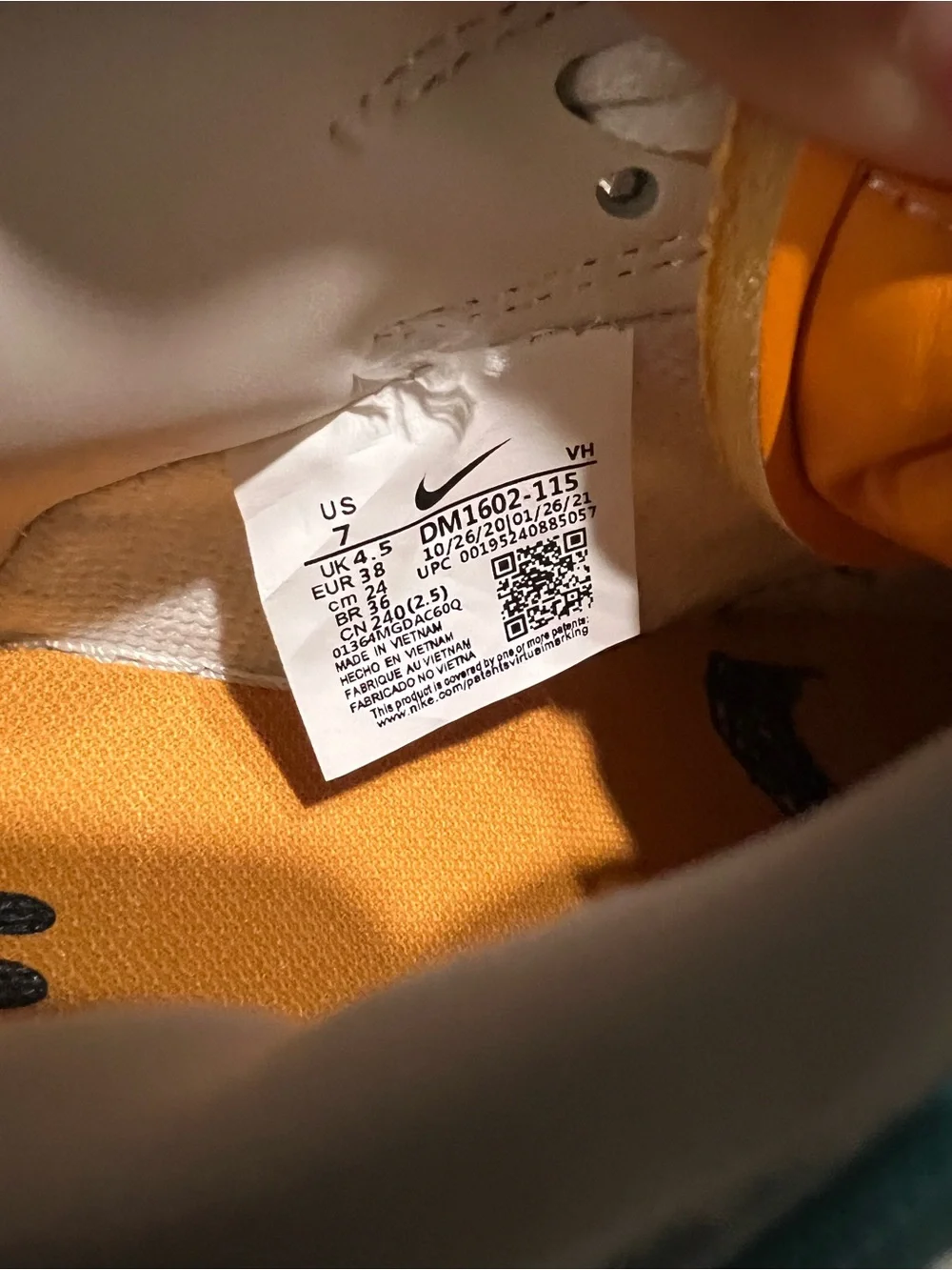 Off-White white leather